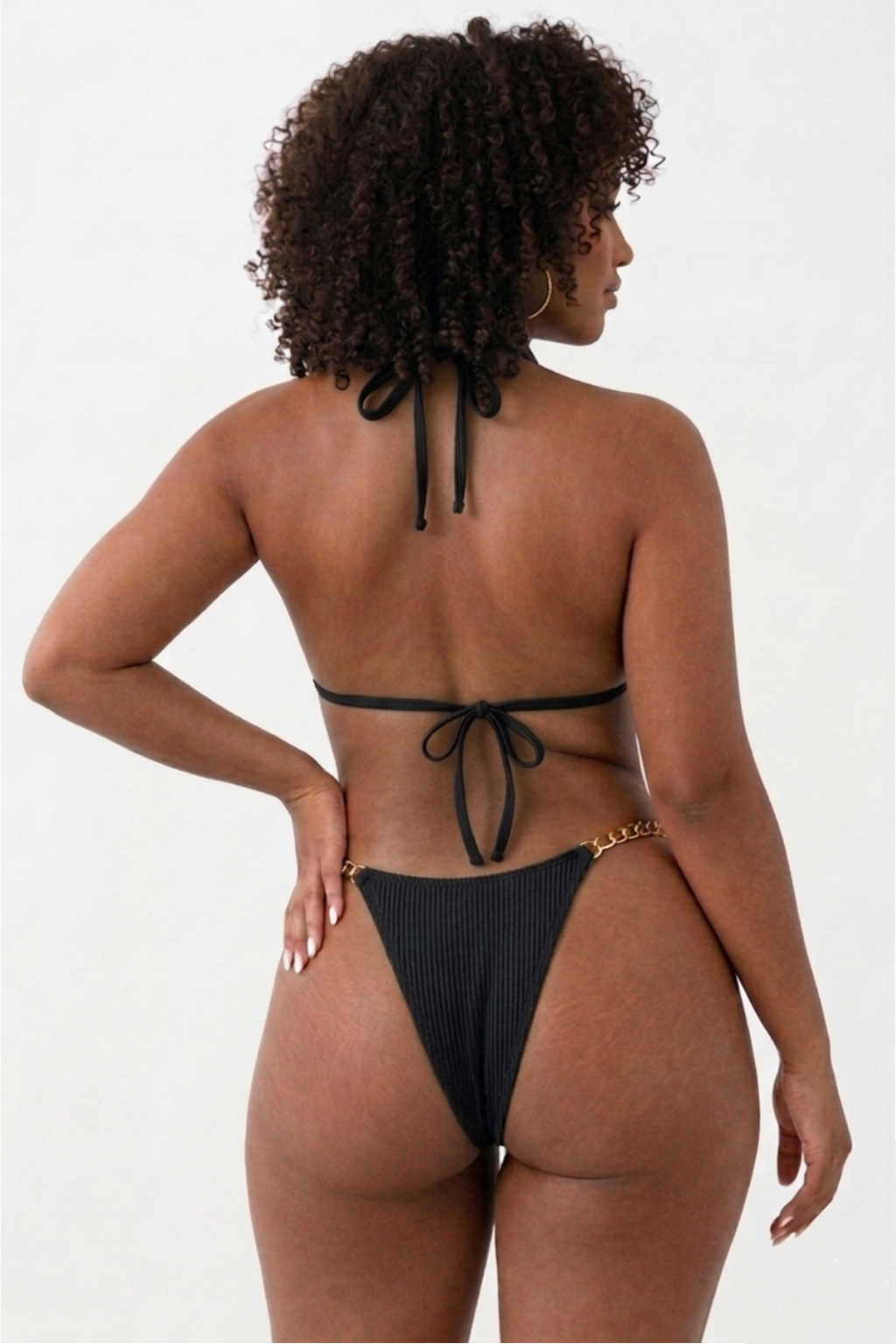 Maillot de bain 2 Pièces Décolleté Ajustable, Bikini Femme S-L