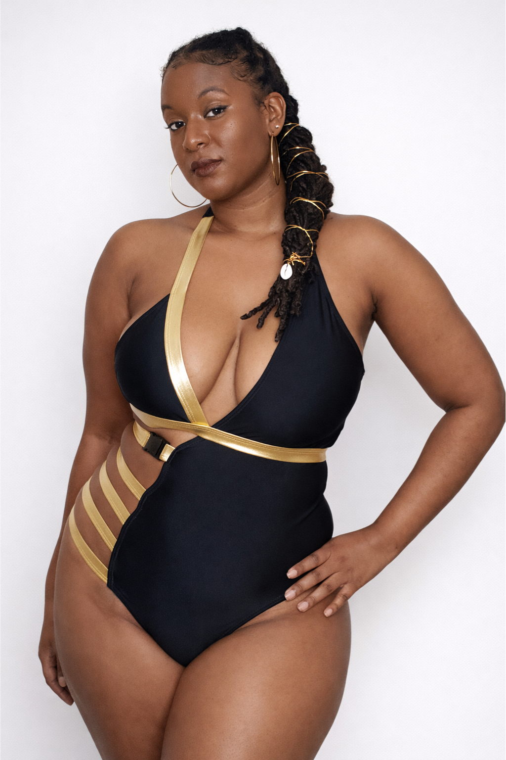 Maillot de Bain 1 Pièce Décolleté Asymétrique, Monokini S-XL