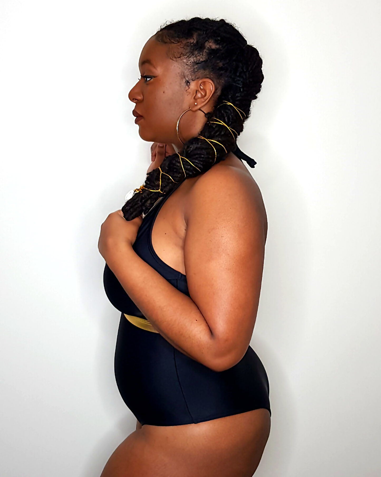 Maillot de Bain 1 Pièce Décolleté Asymétrique, Monokini S-XL